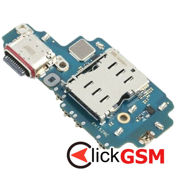 Piesa Modul Incarcare Cu Microfon Cititor Sim Si Mufa Incarcare Samsung Galaxy S22 Ultra 1cjw