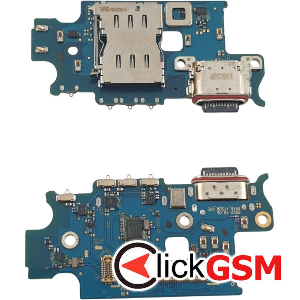 Piesa Modul Incarcare Cu Microfon Cititor Sim Si Mufa Incarcare Samsung Galaxy S23.plus 2cj8