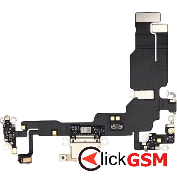 Piesa Modul Incarcare Cu Microfon Si Mufa Incarcare Apple Iphone 15 30a