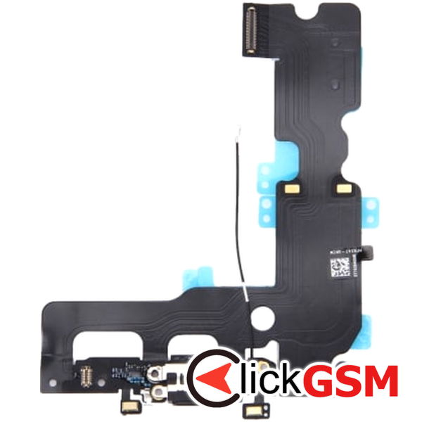 Piesa Modul Incarcare Cu Microfon Si Mufa Incarcare Negru Apple Iphone 7 2cvt