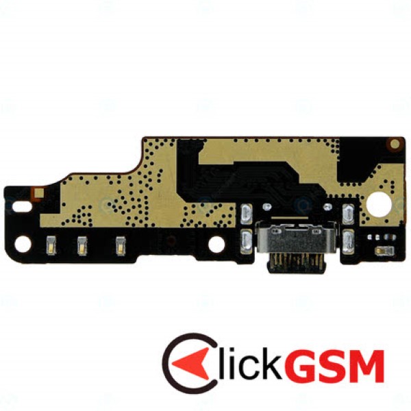 Piesa Modul Incarcare Cu Microfon Si Mufa Incarcare Negru Blackberry Key2 5x5