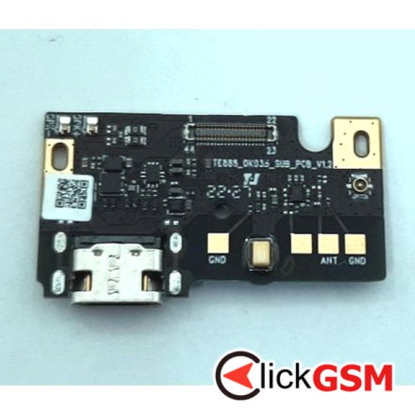 Piesa Modul Incarcare Cu Microfon Si Mufa Incarcare Negru Blackview Bv7200 2yq7