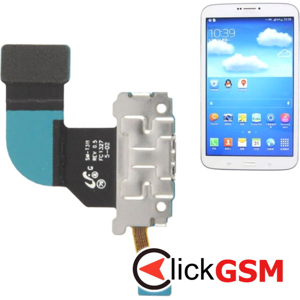 Piesa Piesa Modul Incarcare Cu Microfon Si Mufa Incarcare Samsung Galaxy Tab 3 8.0 4a8n