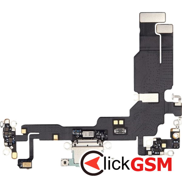 Piesa Modul Incarcare Cu Microfon Si Mufa Incarcare Verde Apple Iphone 15 2yw