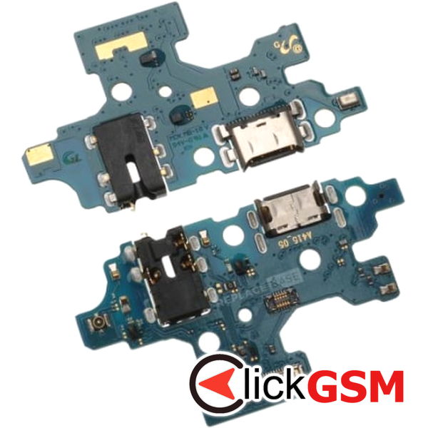 Piesa Piesa Modul Incarcare Cu Mufa Casti Microfon Si Mufa Incarcare Samsung Galaxy A41 2cu6