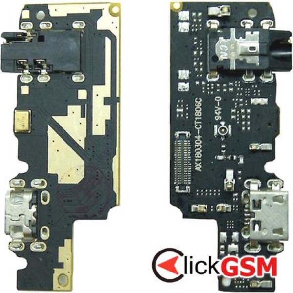 Piesa Modul Incarcare Cu Mufa Casti Microfon Si Mufa Incarcare Xiaomi Redmi Note 5 Pro 3lj