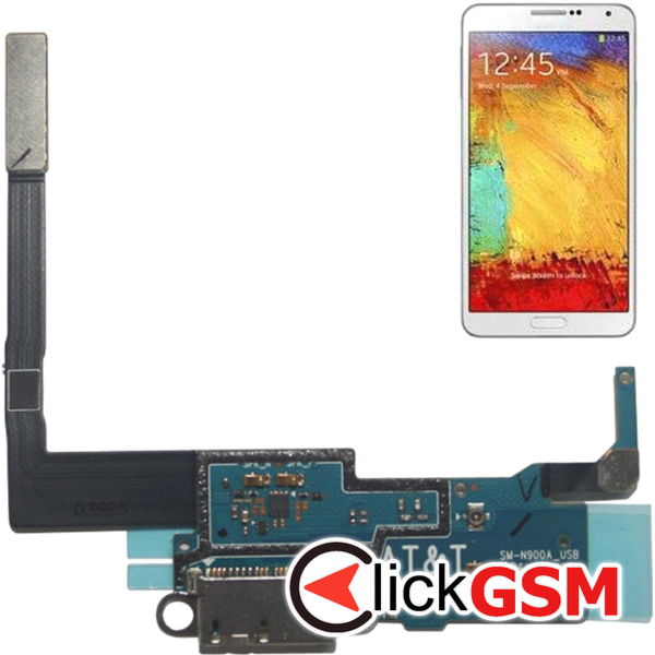 Piesa Modul Incarcare Cu Mufa Incarcare Samsung Galaxy Note 3 4a1q