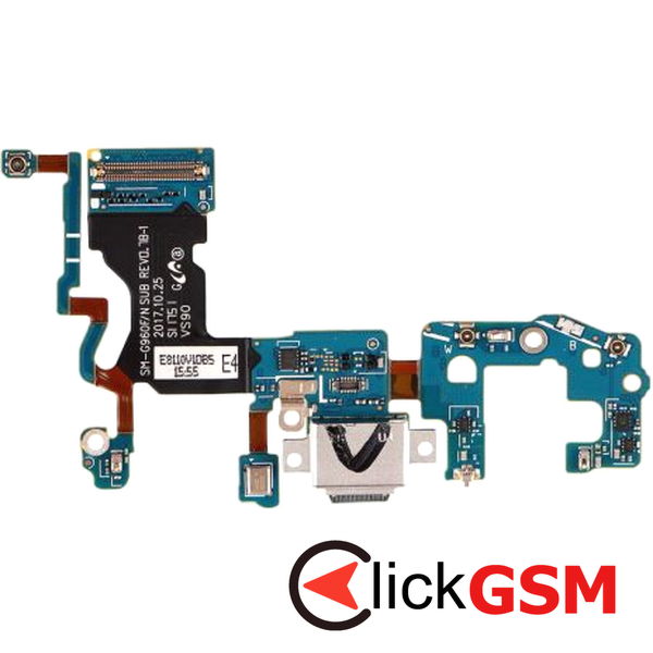 Piesa Modul Incarcare Cu Mufa Incarcare Type C Microfon Si Antena Samsung Galaxy S9 457n