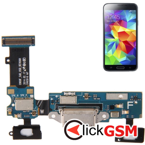 Piesa Modul Incarcare Samsung Galaxy S5 4a7w