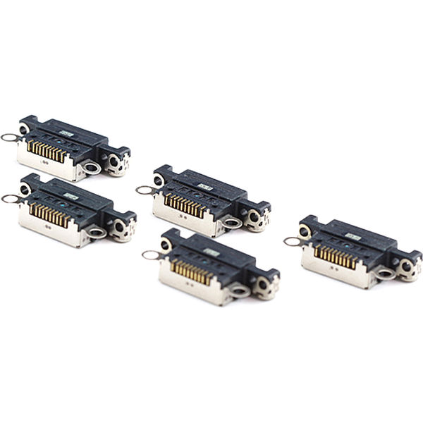 Apple iPhone 14 Plus · Charging Port ( 5 Pieces , Soldering Required) For iPhone 14/14 Plus Black OEM-Equivalent