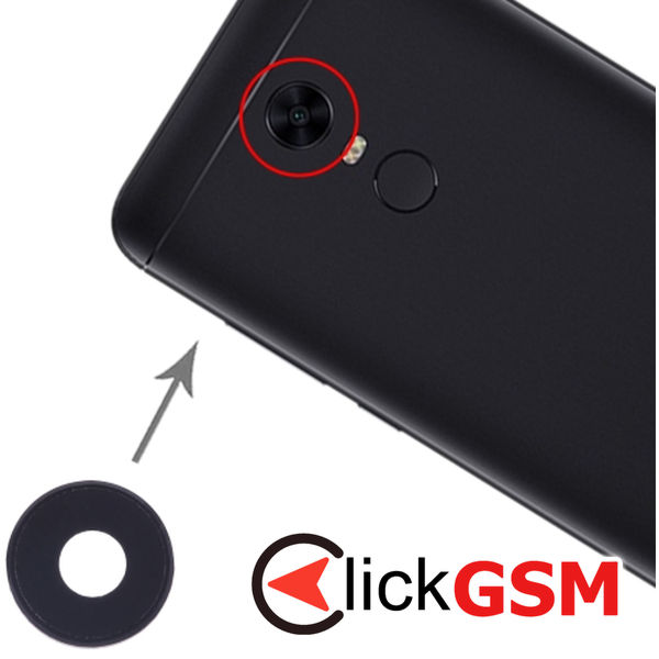 Piesa Ornament Camera Black Xiaomi Redmi 5 Plus 1zid