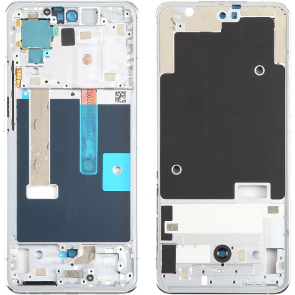 Nokia X30 5G · For Nokia X30 Front Housing LCD Frame Bezel Plate (Silver)