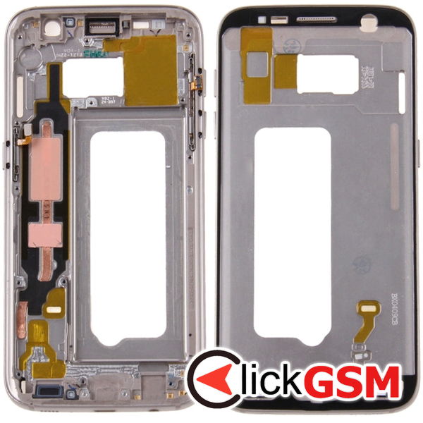 Piesa Rama Display Gold Samsung Galaxy S7  4eg4