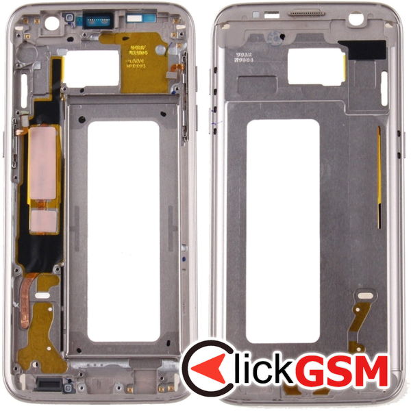 Piesa Rama Display Gold Samsung Galaxy S7 Edge 4e3z