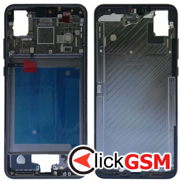 Piesa Rama Display Silver Huawei P20 4nez