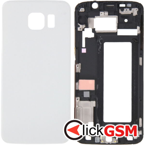 Piesa Rama Display White Samsung Galaxy S6 Edge 4ojb