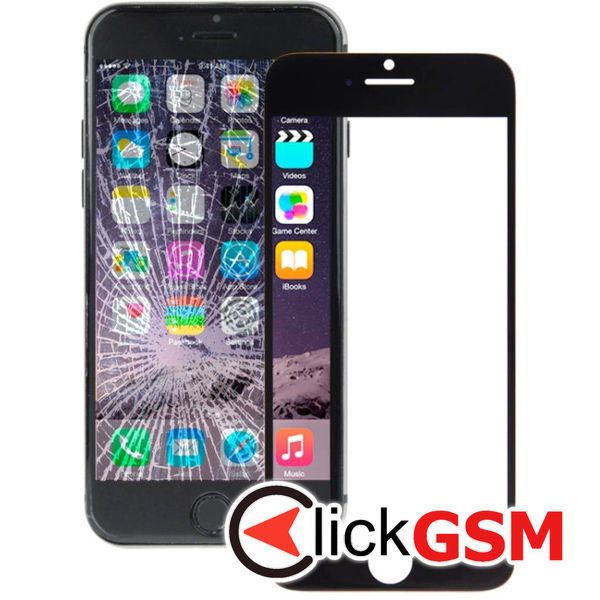 Piesa Sticla Black Apple Iphone 6 Plus 4fdc