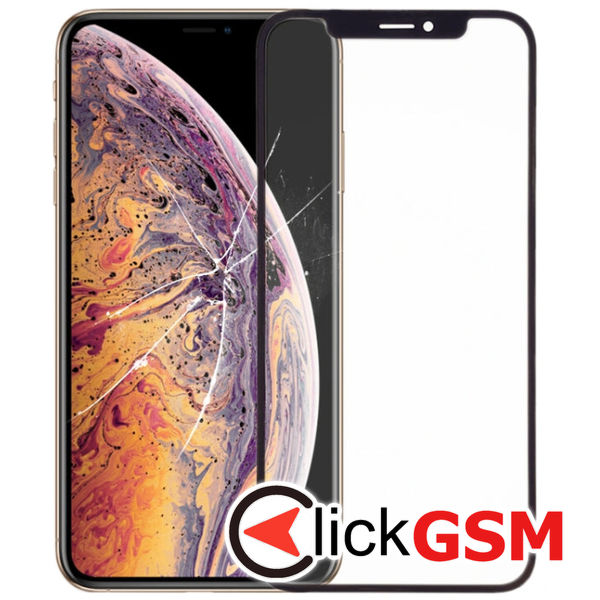 Piesa Sticla Black Apple Iphone Xs 4foq