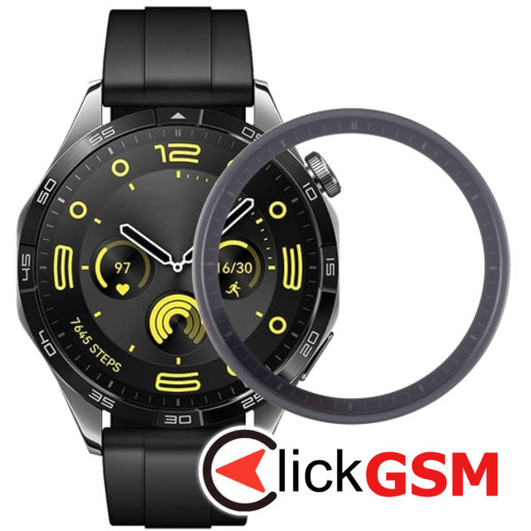 Piesa Sticla Black Huawei Watch Gt4 46mm 3fcn