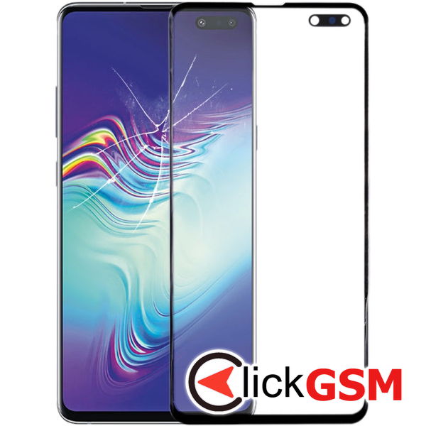 Piesa Sticla Black Samsung Galaxy S10 5g 4e80