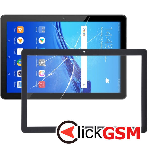 Piesa Sticla Cu Oca Black Huawei Mediapad T5 10 Ksw