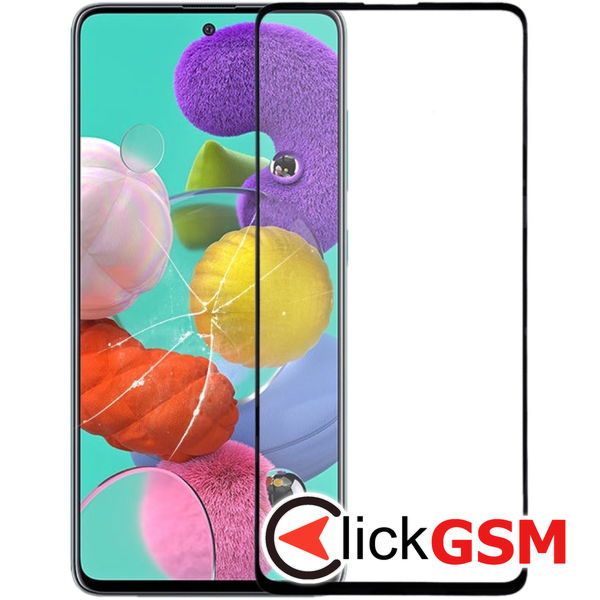 Piesa Sticla Cu Oca Black Samsung Galaxy A51  4ce4