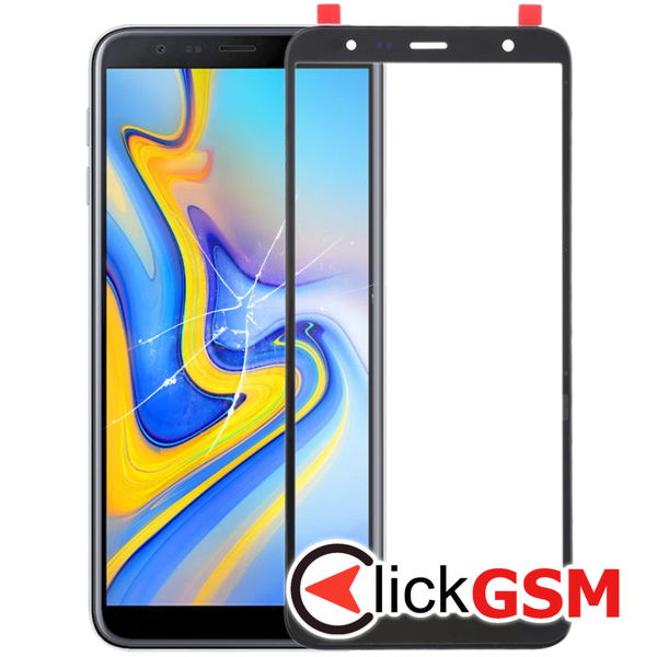 Piesa Sticla Cu Oca Black Samsung Galaxy J4.plus 4cea