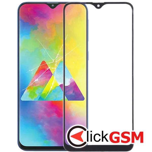 Piesa Sticla Cu Oca Black Samsung Galaxy M20  4dxd