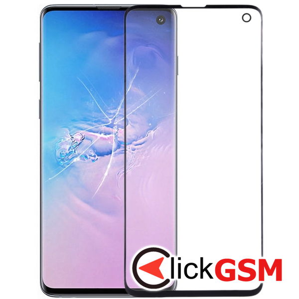 Piesa Sticla Cu Oca Black Samsung Galaxy S10 4cqq