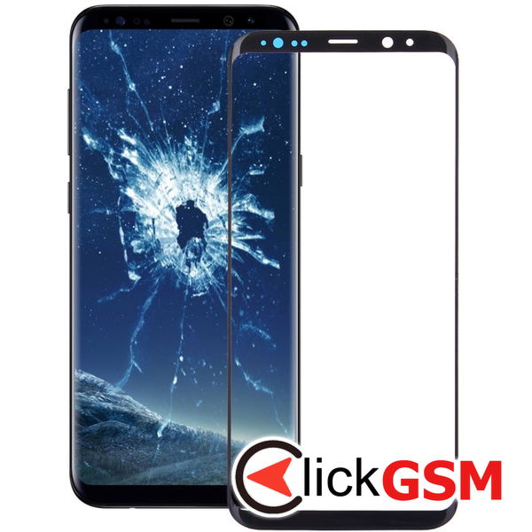 Piesa Sticla Cu Oca Black Samsung Galaxy S9 4cp8