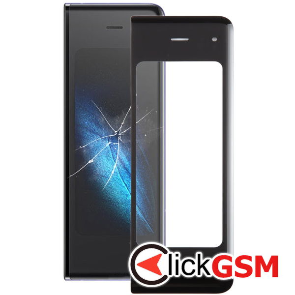 Piesa Sticla Cu Oca Black Samsung Galaxy Z Fold 4c42