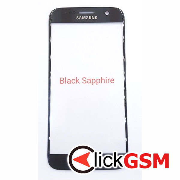 Piesa Sticla Cu Oca Negru Samsung Galaxy S7 2h3n