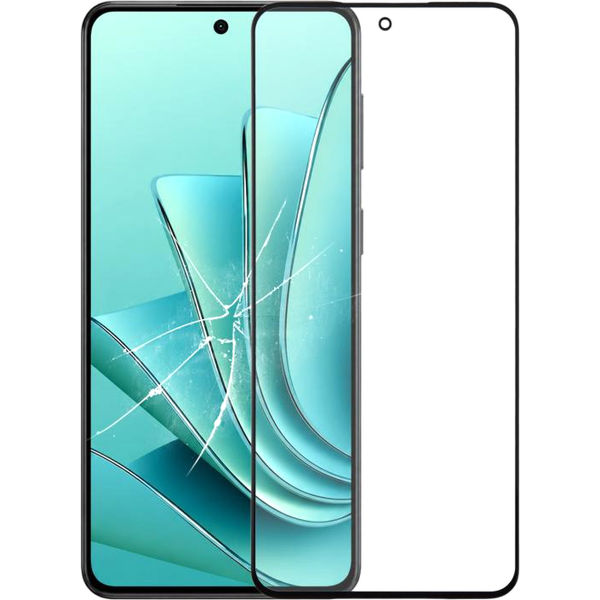 For OnePlus Ace 2V Flat Front Screen Outer Glass Lens with OCA Optically Clear Adhesive