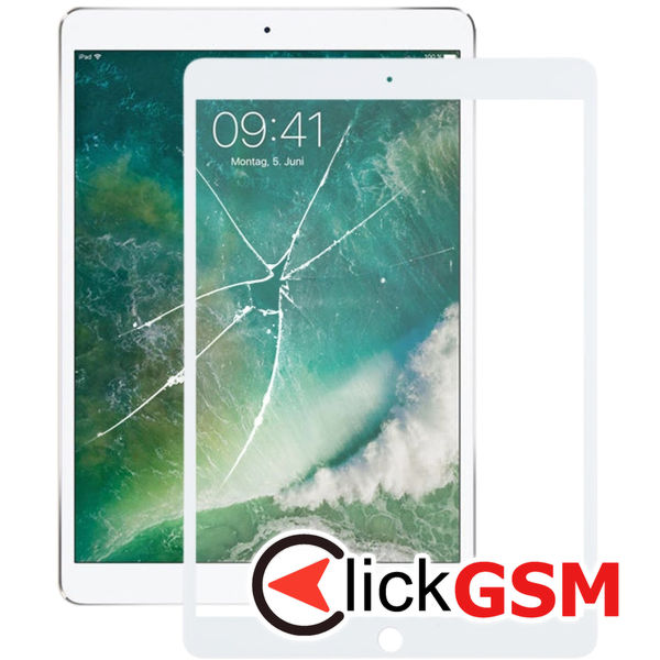 Piesa Sticla Cu Oca White Apple Ipad Pro 10.5 1xlh