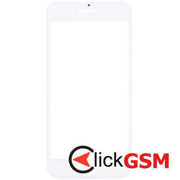 Piesa Sticla Cu Rama Display White Apple Iphone 7 4g7h