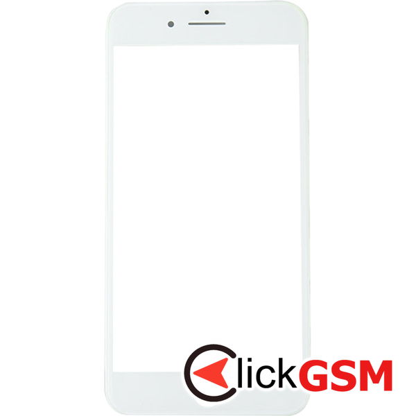 Piesa Piesa Sticla Cu Rama Display White Apple Iphone 8 Plus 4g0k