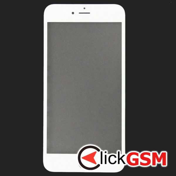 Piesa Sticla Cu Rama White Apple Iphone 6 4fij