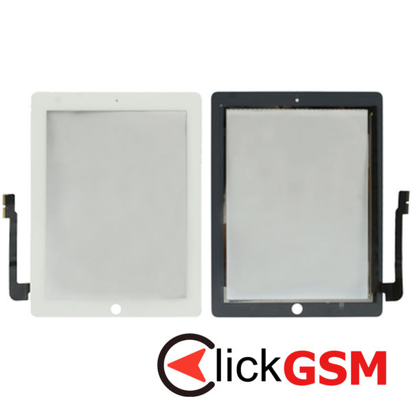 Piesa Sticla Cu Touchscreen Alb Apple Ipad 3 1y0m