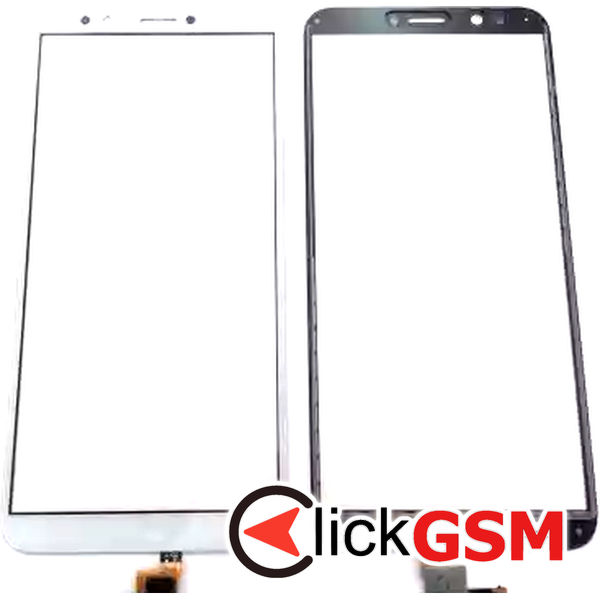 Piesa Sticla Cu Touchscreen Alb Honor 7c 18qm