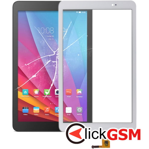 Piesa Sticla Cu Touchscreen Alb Huawei Mediapad T1 10 3cb