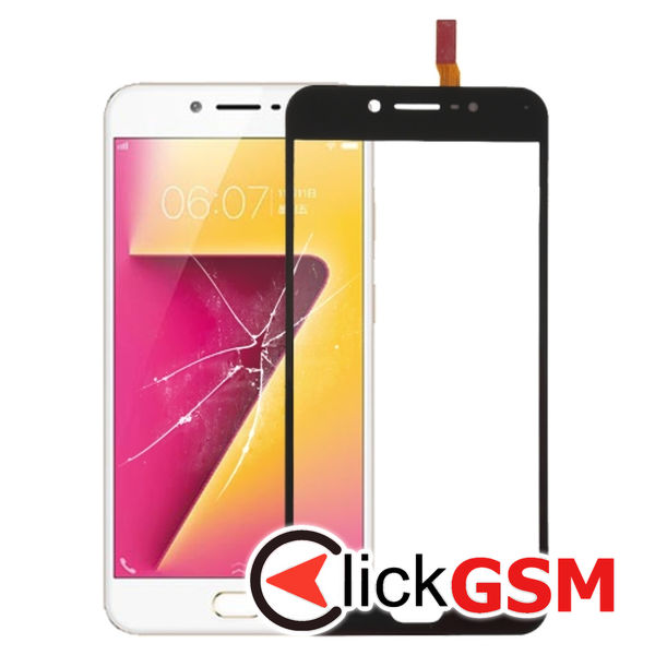 Piesa Sticla Cu Touchscreen Black Vivo Y67 4p07