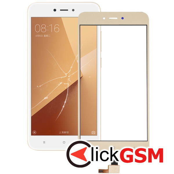 Piesa Sticla Cu Touchscreen Gold Xiaomi Redmi Note 5a 4p7z