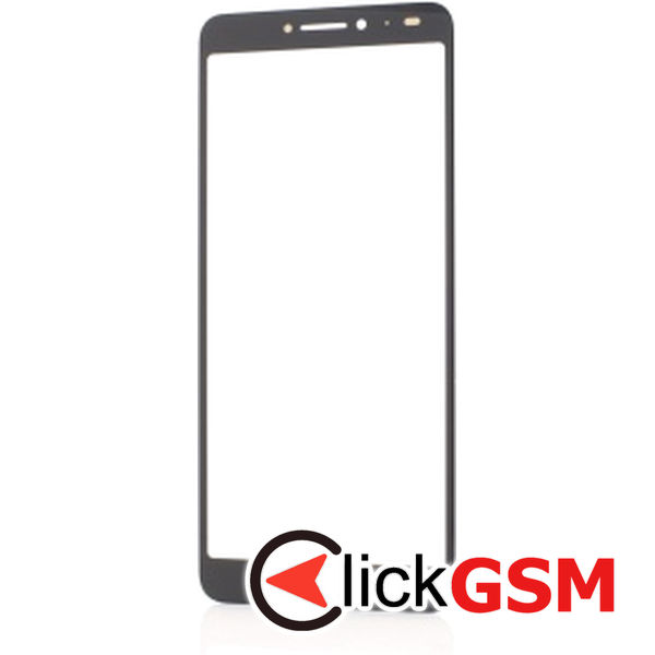 Piesa Sticla Cu Touchscreen Negru Alcatel 3v Glz