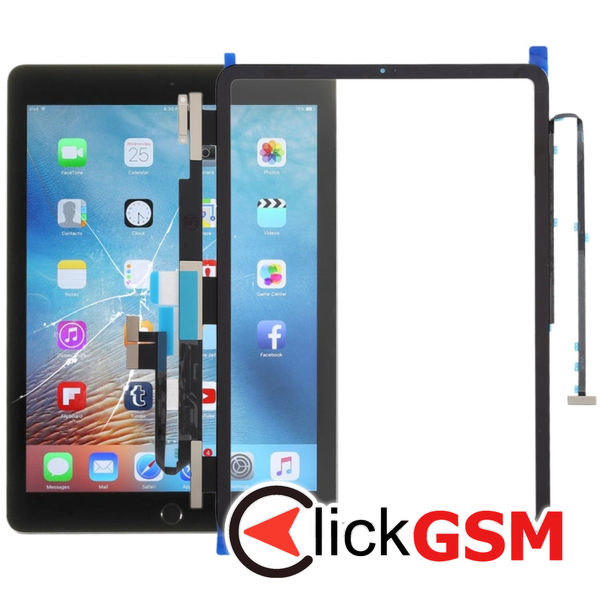 Piesa Sticla Cu Touchscreen Negru Apple Ipad Pro 12.9 2018 2a7j