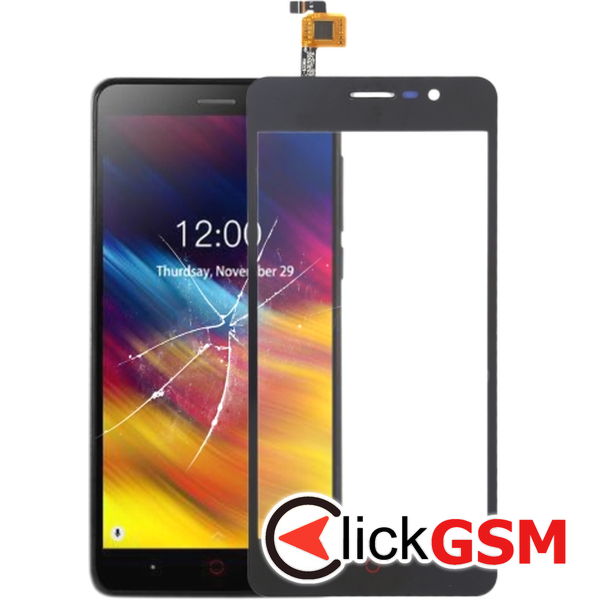 Piesa Sticla Cu Touchscreen Negru Doogee X100 229k