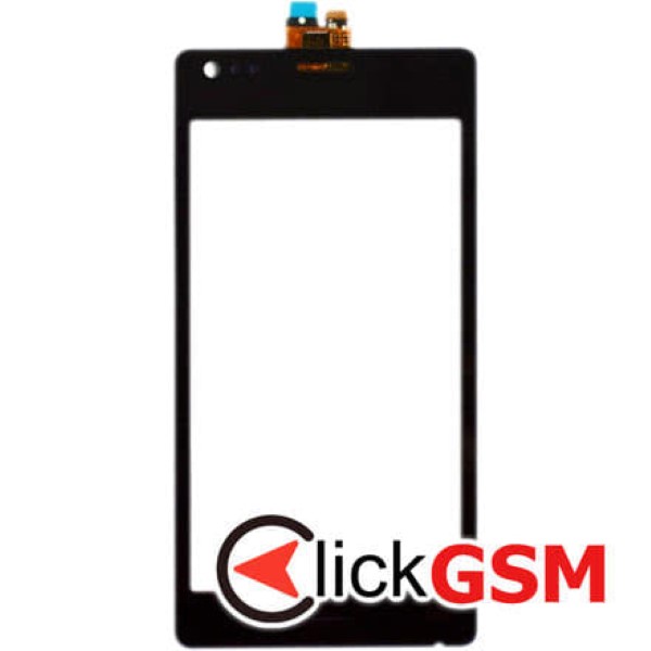 Piesa Sticla Cu Touchscreen Negru Sony Xperia M 211w