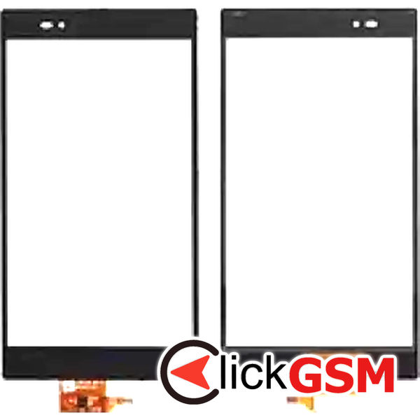 Piesa Sticla Cu Touchscreen Negru Sony Xperia Z Ultra 36w9