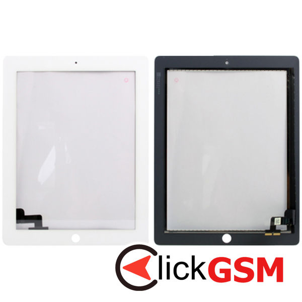 Piesa Sticla Cu Touchscreen White Apple Ipad 2 1xo6