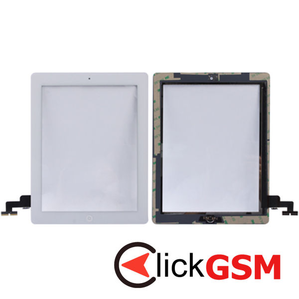 Piesa Sticla Cu Touchscreen White Apple Ipad 2 1y17