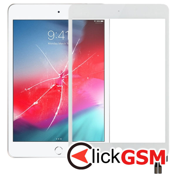 Piesa Sticla Cu Touchscreen White Apple Ipad Mini 5 2af3